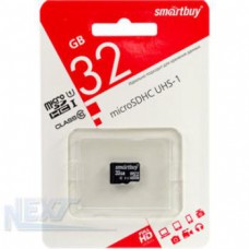 micro SDHC Smartbuy 32GB/ class10 UHS-l (без адаптера)