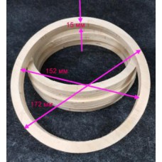 16,5см кольцо МАКСИ переходное 15мм ФАНЕРА (172х152х15мм)